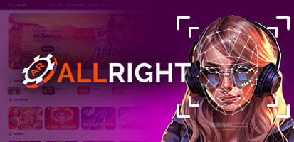 Верификация в казино All Right
