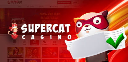 Верификация в казино Super Cat