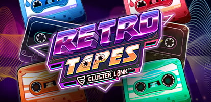 Игровой автомат Retro Tapes Cluster Link от Push Gaming