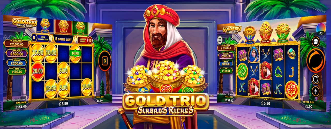 Игровой автомат Gold Trio – Sindbad’s Riches